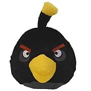 Angry Birds Black Bird 16-Inch Plush